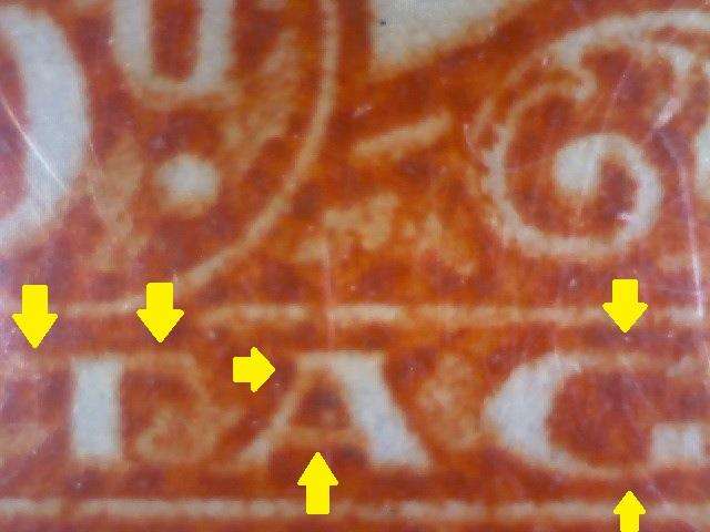 1950 Hyphenated & Screened Definitive 6d-pair with variety in MM-condition