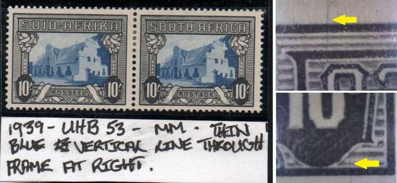 1939 Hyphenated Definitive 10s-pair with variety in MM-condition