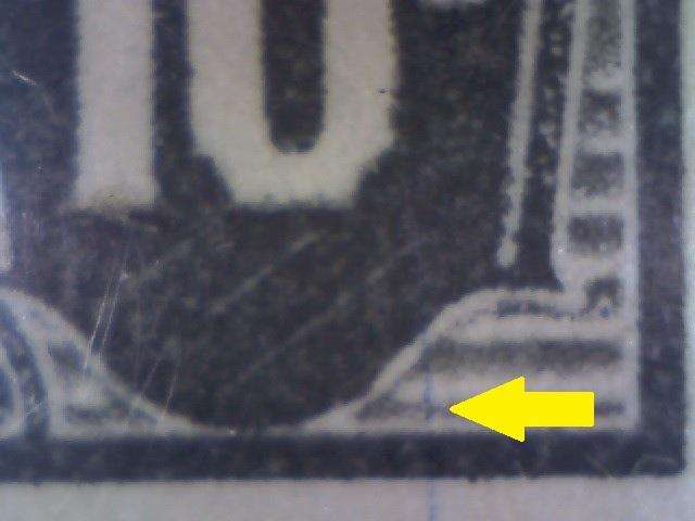 1939 Hyphenated Definitive 10s-pair with variety in MM-condition