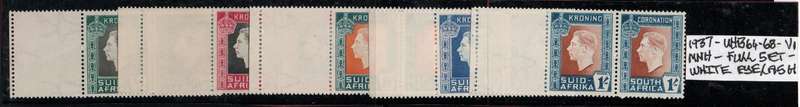 1937 KGVI Coronation full set with listed variety in MNH-condition