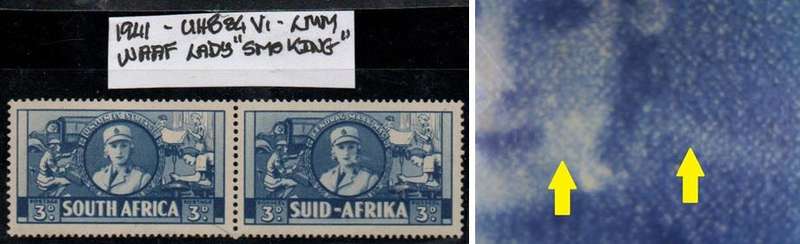 1941 Union Large War Commemorative 3d-pair with scarce listed variety in LMM-condition