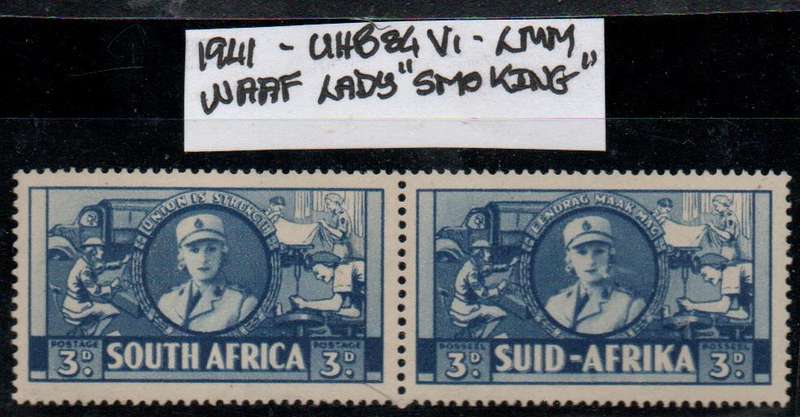 1941 Union Large War Commemorative 3d-pair with scarce listed variety in LMM-condition