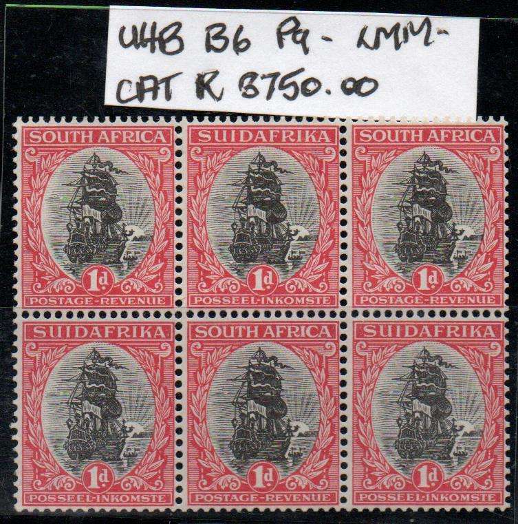 Rare 1926 Union London Printing 1d booklet pane in LMM-condition
