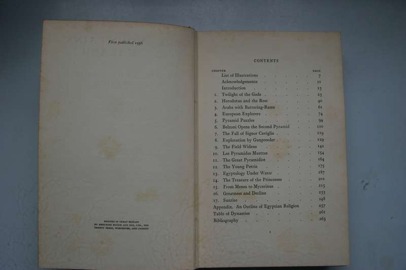 The Mountains of Pharoah - Leonard Cottrell. First Edition 1956