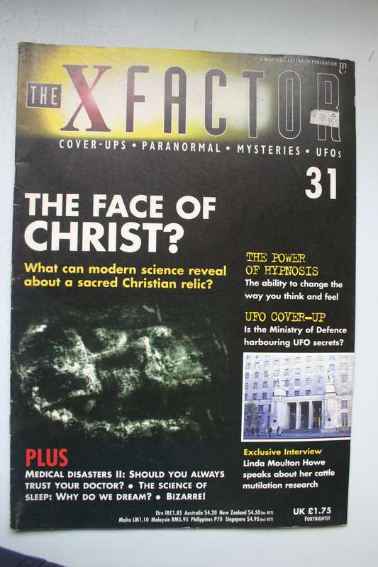 The X-Factor Magazine - Issue 31, 34, 35, 36, 74 and the Roswell 50 th anniversary.