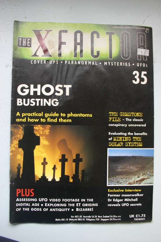 The X-Factor Magazine - Issue 31, 34, 35, 36, 74 and the Roswell 50 th anniversary.