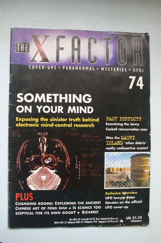 The X-Factor Magazine - Issue 31, 34, 35, 36, 74 and the Roswell 50 th anniversary.