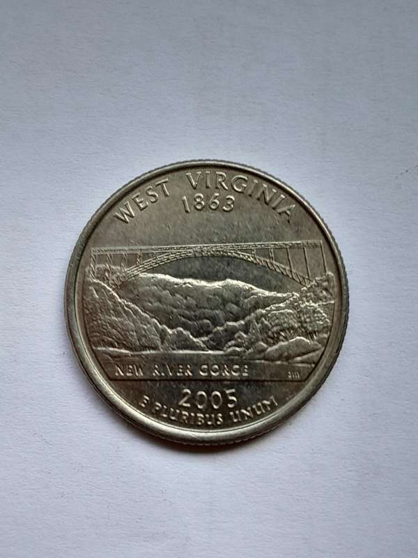 ¼ Dollar "Washington Quarter" - Four Coins. 1990, 1998, 2000 and 2005.