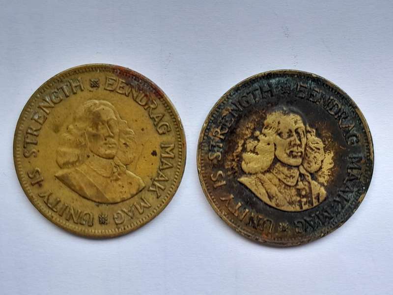 One Cent 1st decimal series - Two Coins - 1961 and 1962