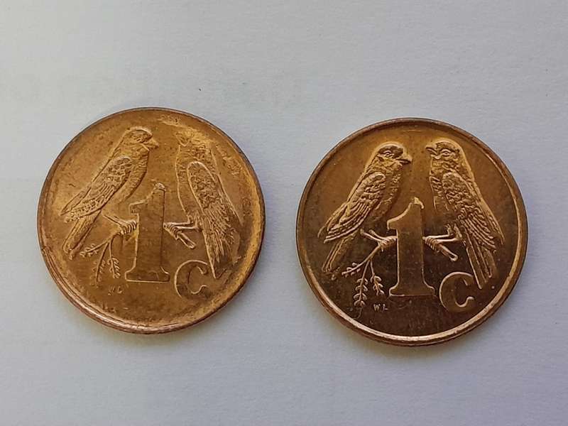 Error Coins - 1 Cent - 2000 and 2 Cent 1990