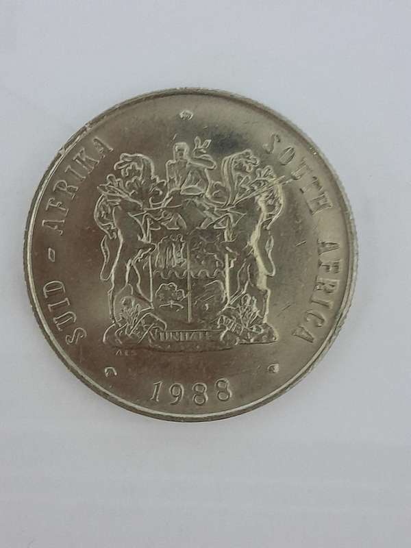 South African Coin Set. All coins 1988 except the 50c which is 1989.