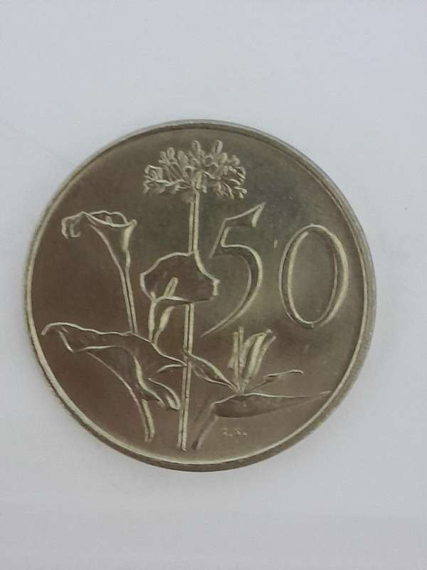 South African Coin Set. All coins 1988 except the 50c which is 1989.