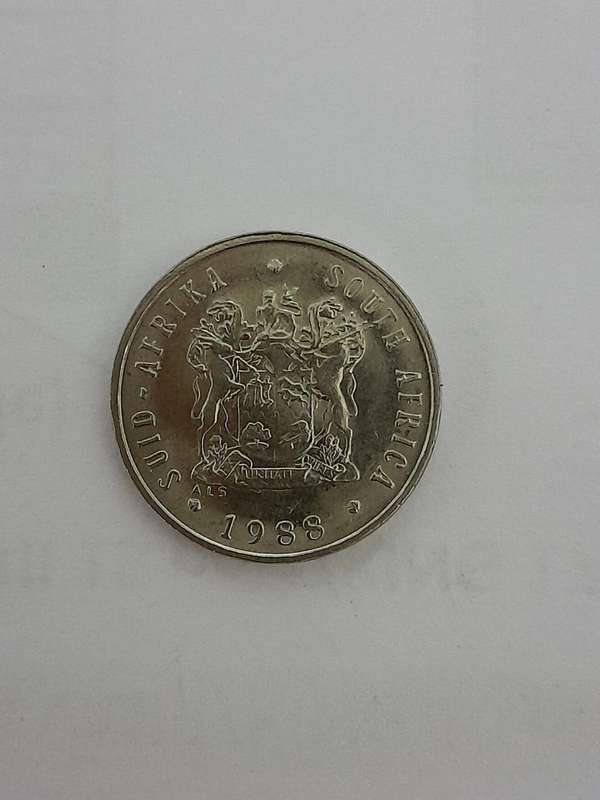 South African Coin Set. All coins 1988 except the 50c which is 1989.