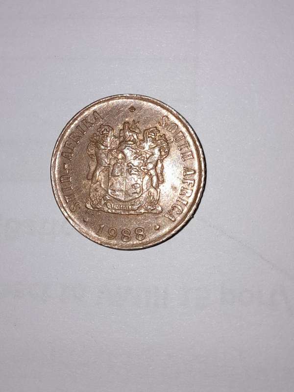 South African Coin Set. All coins 1988 except the 50c which is 1989.