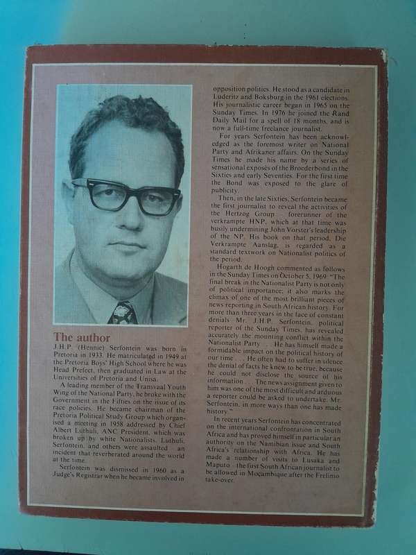 Brotherhood of Power - An Expose of the Secret Afrikaner Broederbond - J.H.P. Serfontein