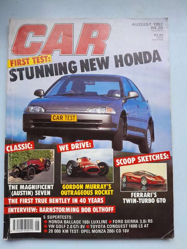 CAR Magazine - May 1999 and August 1992