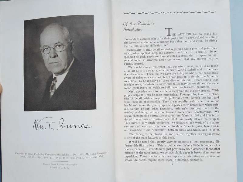 Exotic Aquarium Fishes a Work Of General Reference - By William T. Innes