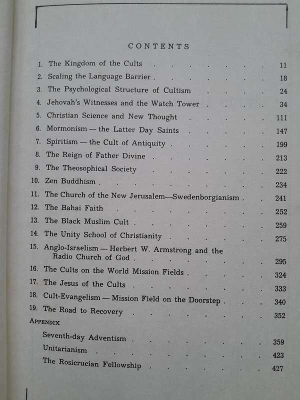 The Kingdom of the Cults - Walter R. Martin.