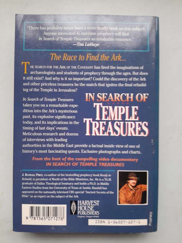 In Search of Temple Treasures - The lost Ark and Last Days. - Randall Price.