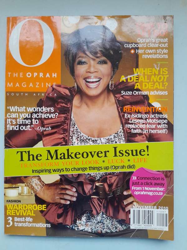 O THE OPRAH MAGAZINE SOUTH AFRICA - NOVEMBER 2010.