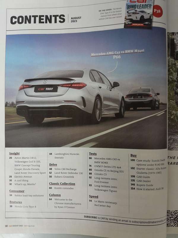 CAR MAGAZINE - August 2023. March 2023 and July 2022.