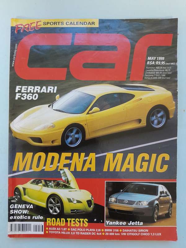 CAR MAGAZINE - April 1998 and May 1999.
