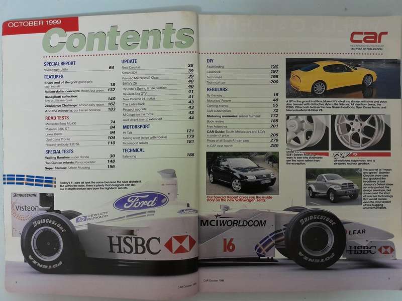 CAR Magazine - September 1999 and October 1999.