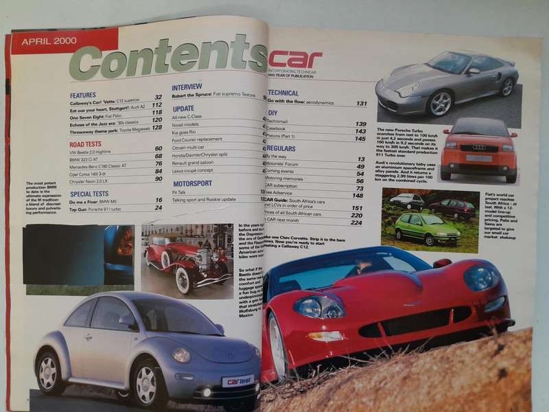 CAR MAGAZINE - April 2000 and May 2000.