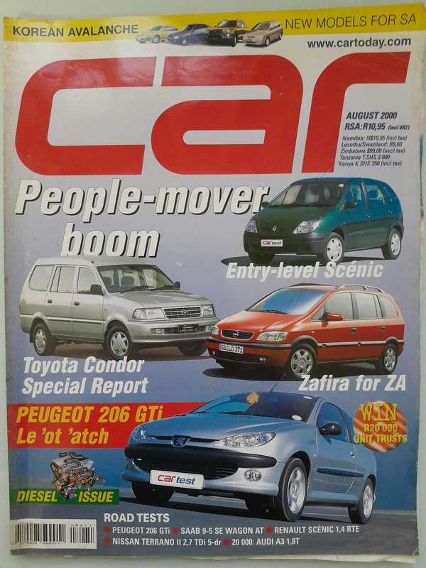 CAR MAGAZINE - July 2000 and August 2000