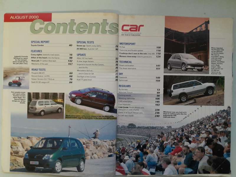 CAR MAGAZINE - July 2000 and August 2000