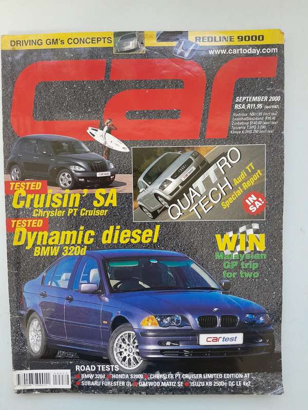 CAR MAGAZINES - September 2000 and October 2000.