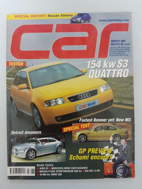 CAR MAGAZINE - March 2001 and April 2001.
