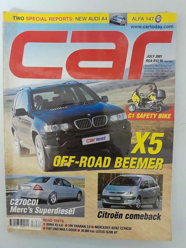 CAR MAGAZINE - July 2001 and August 2001.