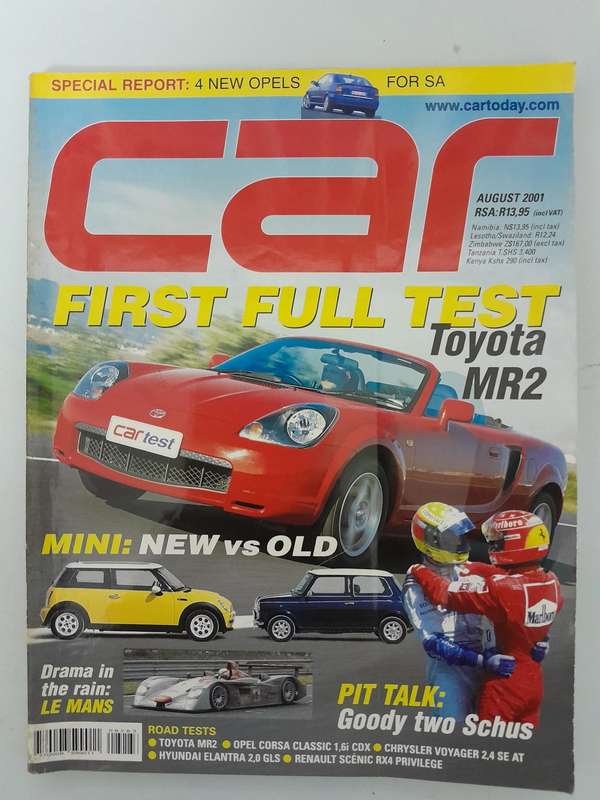 CAR MAGAZINE - July 2001 and August 2001.