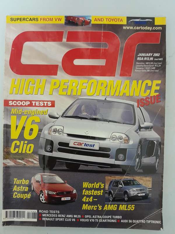 CAR MAGAZINE - January 2002 and February 2002.
