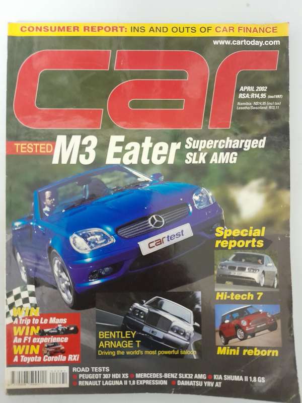 CAR MAGAZINE - March 2002 and April 2002.
