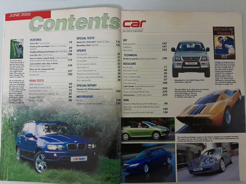 CAR MAGAZINE - May 2002 and June 2002.