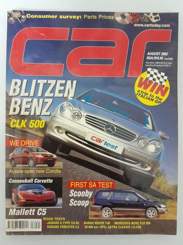 CAR MAGAZINE - August 2002 and October 2002.
