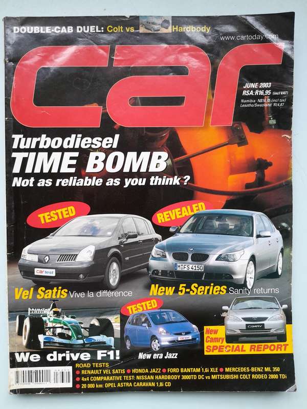 CAR MAGAZINE - June 2003 and August 2003.