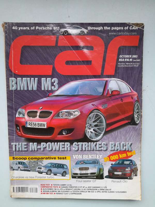 CAR MAGAZINE - October 2003 and October 2004