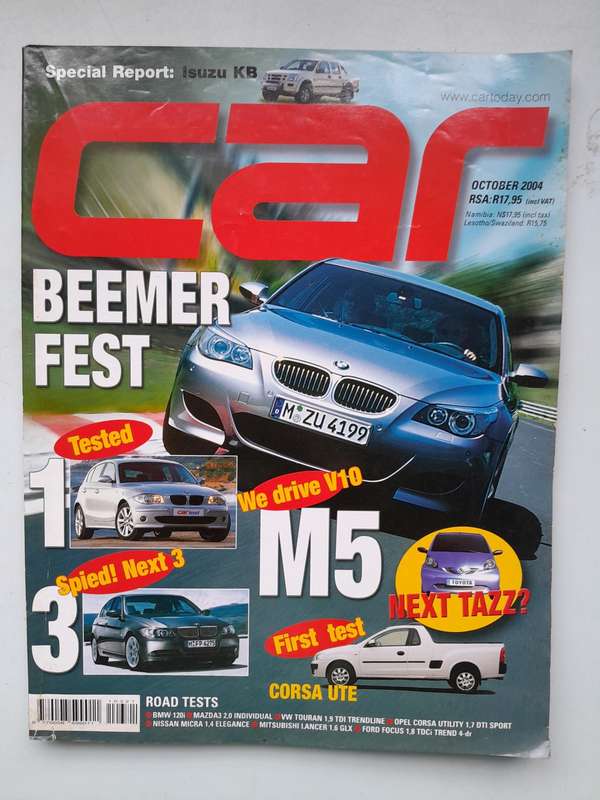 CAR MAGAZINE - October 2003 and October 2004