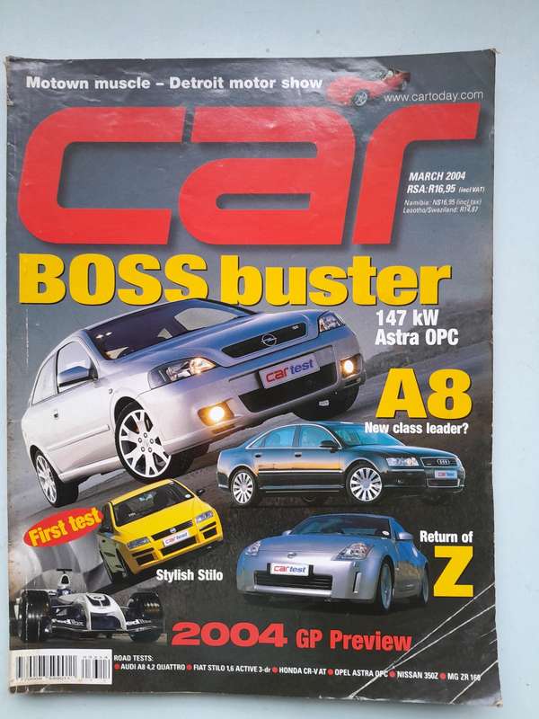 CAR MAGAZINE - March 2004 and April 2004.