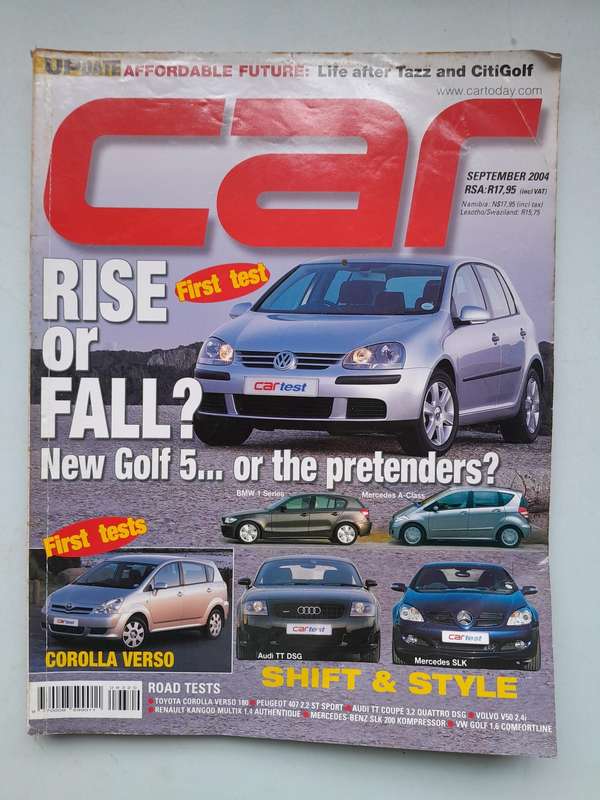 CAR MAGAZINE - September 2004 and November 2004.