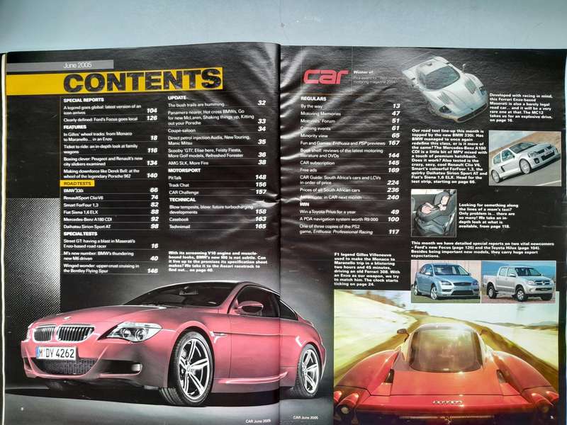 CAR MAGAZINE - May 2005 and June 2005