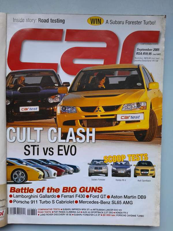 CAR MAGAZINE - September 2005 and November 2005.