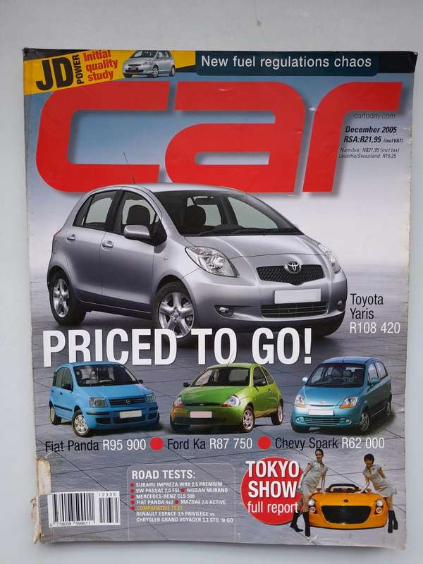 CAR MAGAZINE - December 2005 and January 2006.
