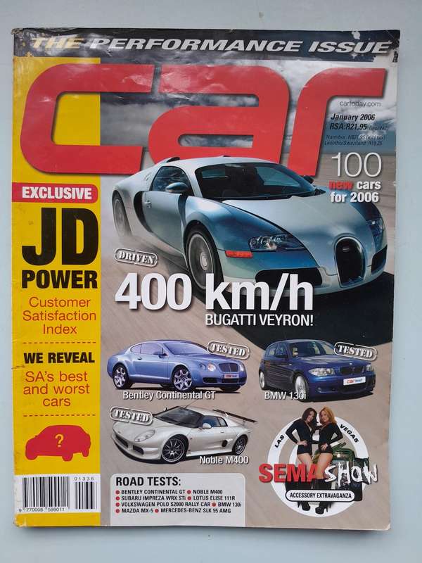 CAR MAGAZINE - December 2005 and January 2006.