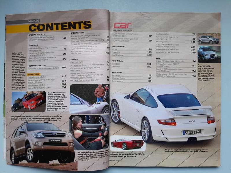 CAR MAGAZINE - April 2006 and May 2006.
