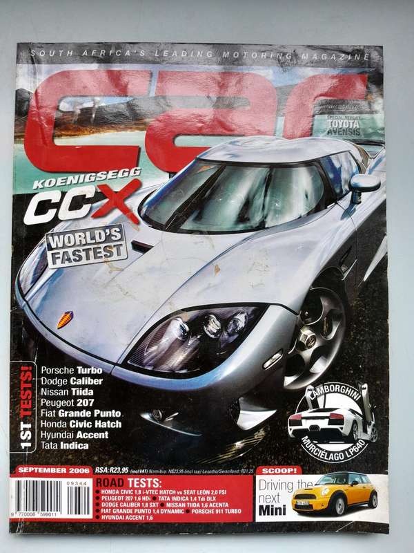 CAR MAGAZINES - August 2006 and September 2006.