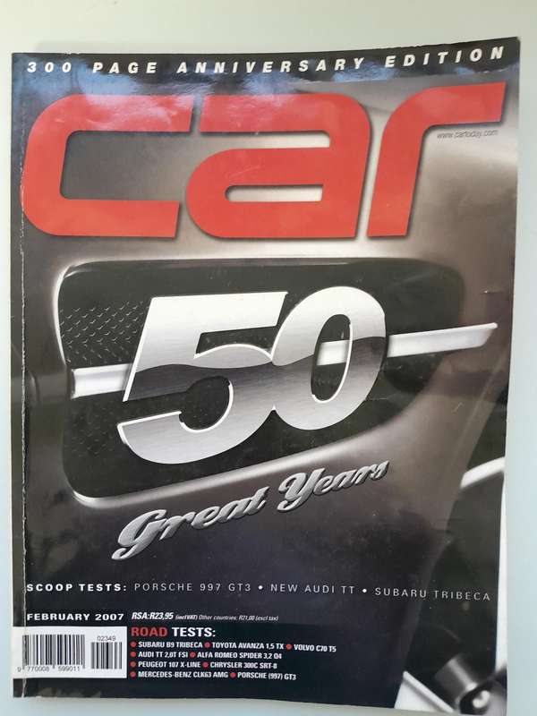 CAR MAGAZINE - January 2007 and February 2007.